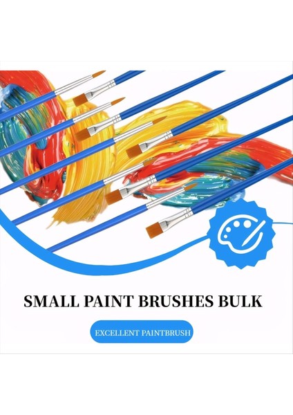 30 Adet Küçük Boya Fırçaları Dökme ve 10 Palet - 15 Adet Düz ve 15 Adet Sivri Boya, Yağ Akrilik, Suluboya Boyama Için (Yurt Dışından) indirimleri