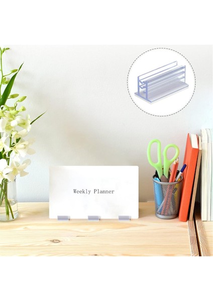 100 Adet Kendinden Yapışkanlı Sneeze Guard Tutucu Akrilik Paneller Masaları Bilet Burcu Yapışkan Klipler Için Adı Etiketi Tutucular (Yurt Dışından) modelleri