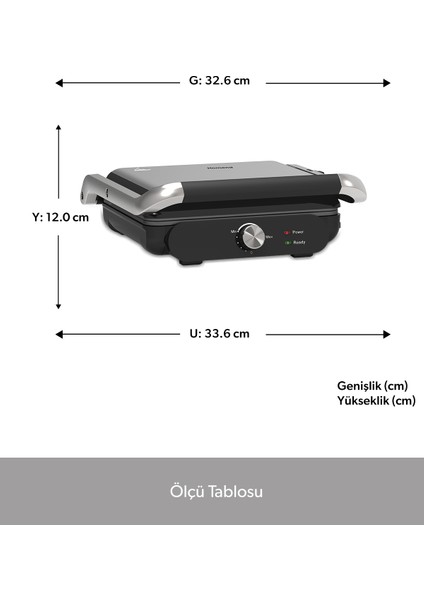 Çıkarılabilir Plakalı Tost ve Izgara Makinesi, Pratik ve Kullanışlı Tasarım fiyatları