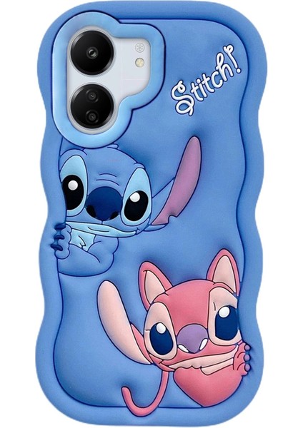 Xiaomi Redmi 13C / Poco C65 Kılıf 3D Karakter Figürlü Stic Hamur Silikon