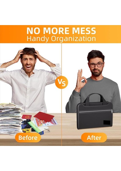 2x Akordeon Dosya Düzenleyici Su Geçirmez Yanmaz 14 6X10 2in Dosya Düzenleyici Akademik Iş Için 12 Klasörlü (Yurt Dışından) modelleri