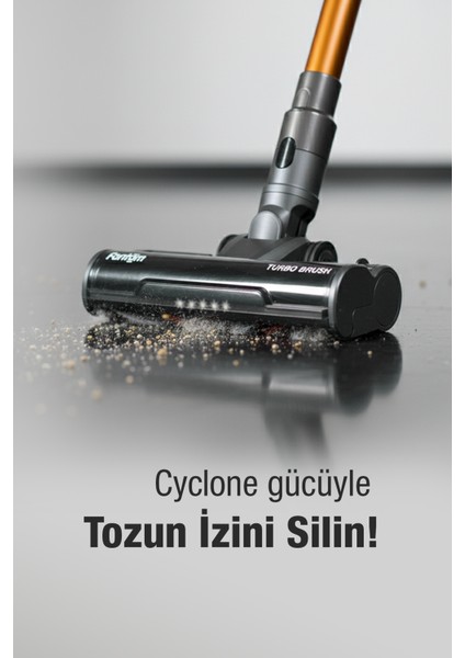 Pluto P 6000 Cyclone Dikey Elektrikli Süpürge Antrasit