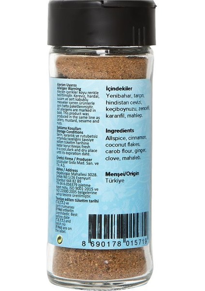 Kek Pasta Baharatı 40 g indirimleri