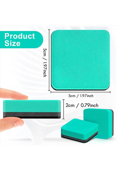 192 Paket Kuru Silme Silgi Mini Manyetik Kuru Silme Silgi Toplu Beyaz Tahta Kuru Silgi Kara Tahta Temizleyiciler (Yurt Dışından) fırsatları