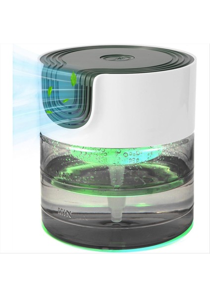 Ev Için Su Hava Temizleyicileri Sessiz Değişken Hız Su Bazlı Hava Temizleme Cihazı Ev Yatak Odası Için Gece Işığı ile Ab Tak (Yurt Dışından)