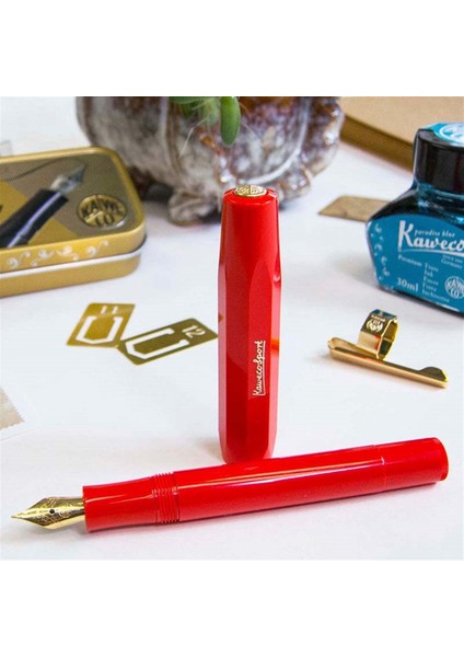 Klasik Sport Dolma Kalem Kırmızı M Uç fırsatları