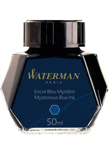 Waterman Dolma Kalem Mürekkep, Serenity Mavi, 50ml Şişe