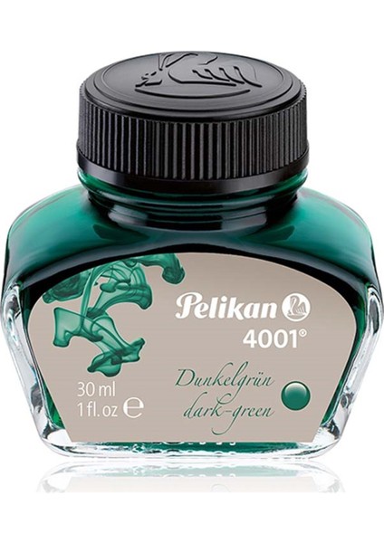 4001 Dark Green Dolma Kalem Mürekkebi 30ml