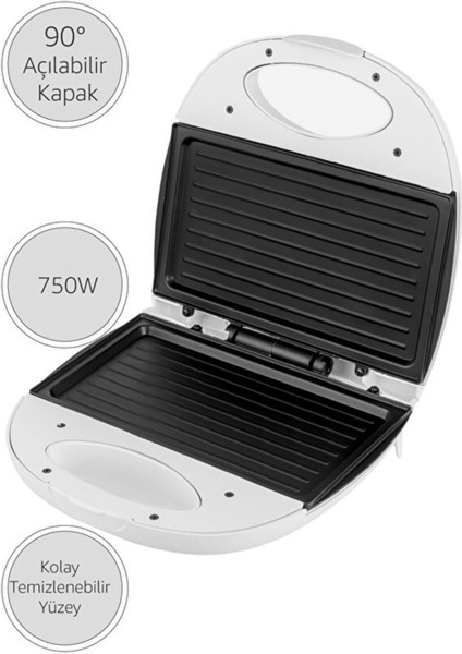 Mini Tost Makinesi, 750W, Pratik ve Renkli, Hızlı Isıtma, Kompakt Tasarım fiyatları