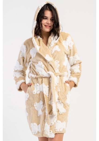 Kadın Welsoft Kapsonlu Sabahlık, 161859