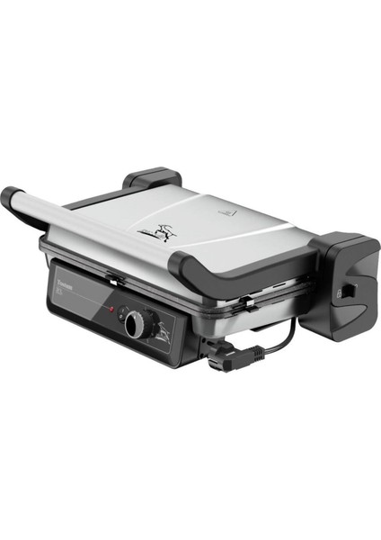 Gazzella Tst 1000 I Tost ve Izgara Makinesi 2000W Inox, Pratik ve Şık Tasarım