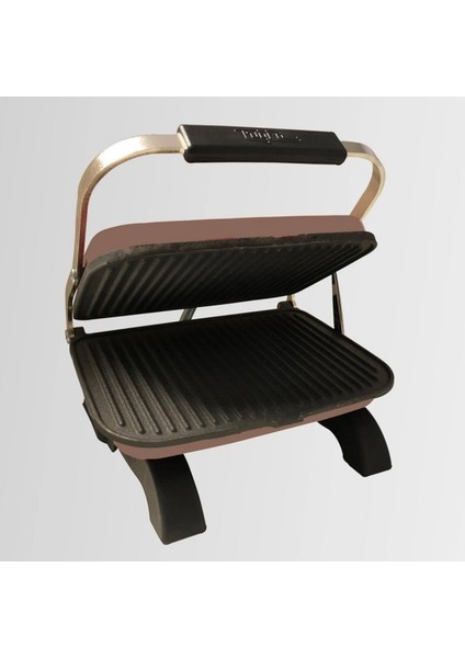 Döküm Mini Tost Makinesi 1800 W, Şık Rose Gold Renkli, Pratik ve Hızlı Kullanım fiyatları