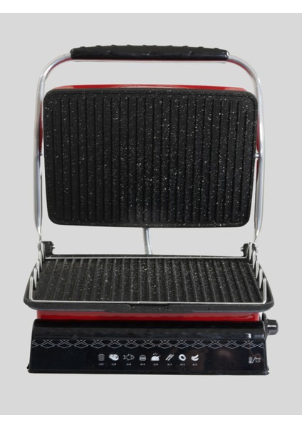 Ultra Granit Tost Makinesi, 1800W, Yağ Hazneli, Sağlıklı Pişirim