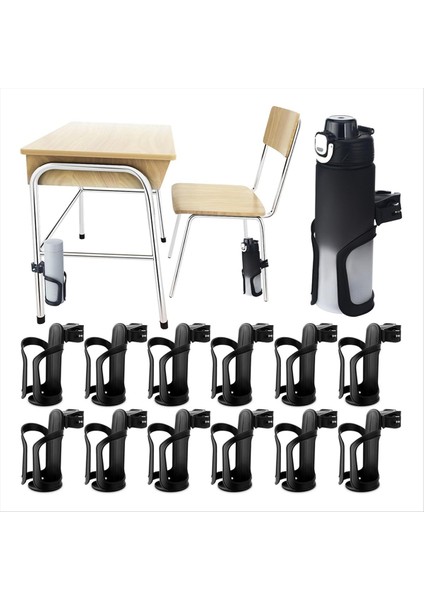 12 Pcs Sınıf Masa Bardağı Için Su Şişesi Tutucu Okula Geri Hediye 360 ​​° Dönen Su Şişesi Tutucu (Yurt Dışından) fiyatları