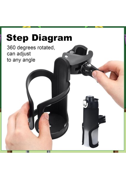 12 Pcs Sınıf Masa Bardağı Için Su Şişesi Tutucu Okula Geri Hediye 360 ​​° Dönen Su Şişesi Tutucu (Yurt Dışından) modelleri