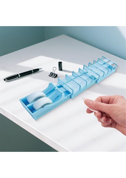 Hediye Paketleme ve El Sanatları Için Bıçak Gerektirmeden 18 Bant Hazırlayabilen Masaüstü Bant Dispenseri Standart (Yurt Dışından) fırsatları