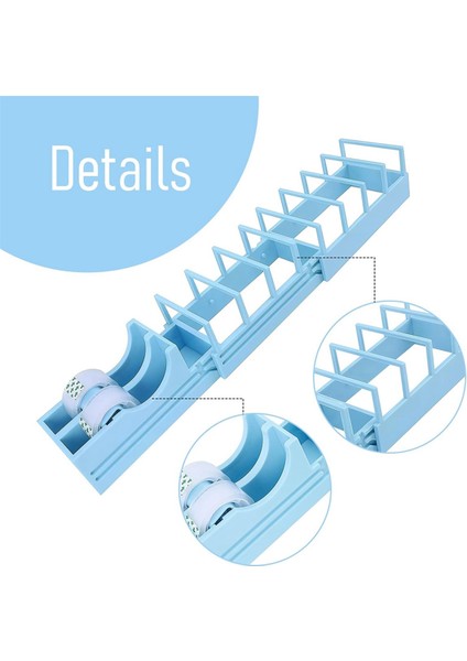 Hediye Paketleme ve El Sanatları Için Bıçak Gerektirmeden 18 Bant Hazırlayabilen Masaüstü Bant Dispenseri Standart (Yurt Dışından) indirimleri