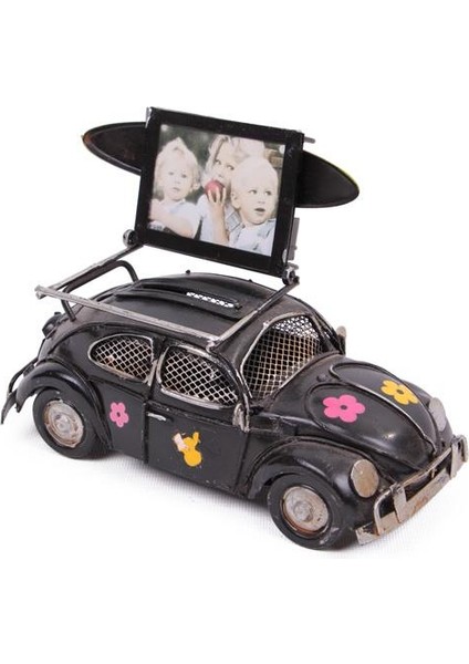 Dekoratif Metal Araba Çerçeveli ve Kumbaralı Vosvos Hediyelik (5579) (892892) fiyatları