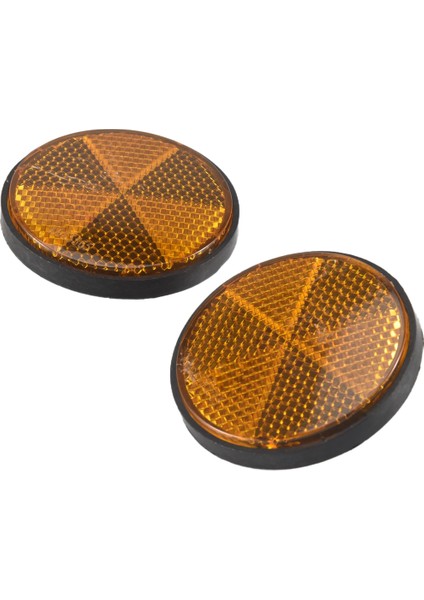 Motosikletler, Atv'ler, Motosikletler ve Arazi Motosikletleri Için Evrensel 2 x 2 Inç Yuvarlak Turuncu Reflektörler (Yurt Dışından) modelleri