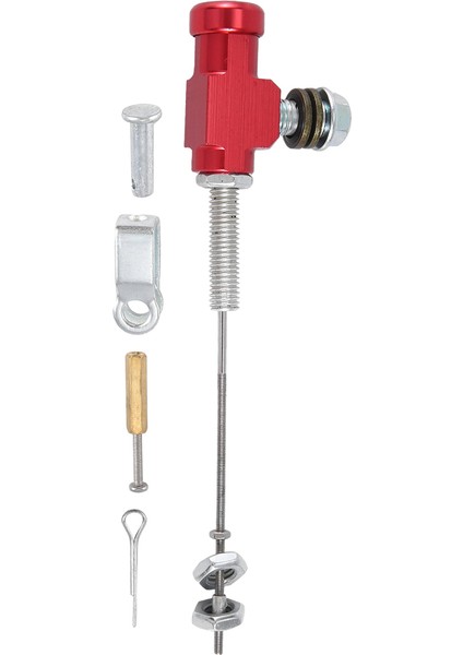 Motosiklet Hidrolik Debriyaj Ana Silindiri Fren Pompası M10X1.25MM Alüminyum Kırmızı (Yurt Dışından) modelleri