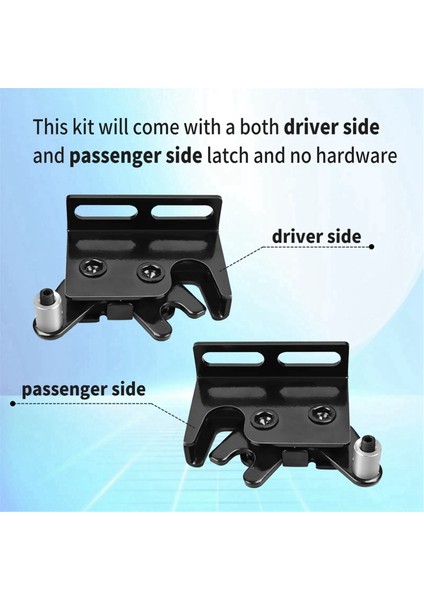 Leer Kamyon Kapağı Döner Mandalı 100XL/XR/XQ/180XL 700 Tonneau 83515 ve 83514 Için 2 Adet (Yurt Dışından) modelleri