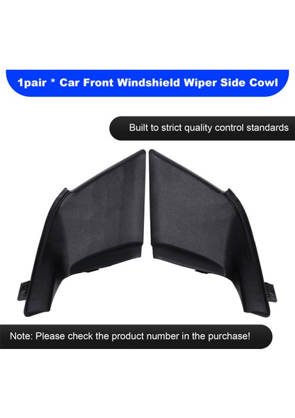 Toyota 4runner 2010-2023 Için Araç Ön Cam Sileceği Yan Kaput Su Saptırıcı Kapağı 53867-35020 53866-35030 (Yurt Dışından) indirimleri