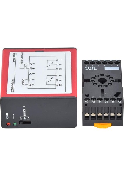 110B Araç Dedektörü AC220V Tek Kanallı Endüktif Araç Döngü Dedektörü Otopark Erişim Kontrolü Için (Yurt Dışından) fiyatları