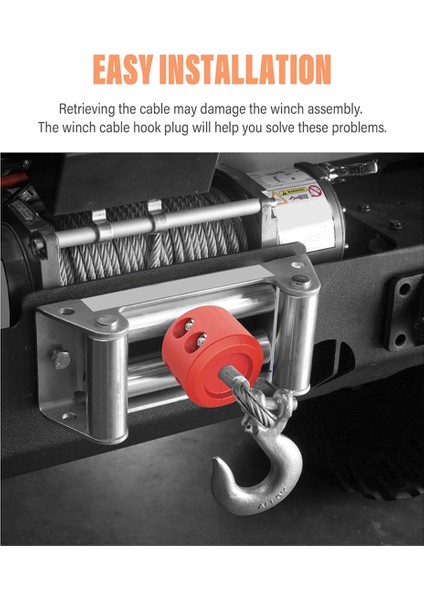 Kauçuk Vinç Durdurucu, Vinç Kablosu Koruyucu Kanca Durdurucu Hattı Altıgen Anahtarlı Kauçuk Durdurucu, Araba Aksesuarları Vinç Halatı (Yurt Dışından) indirimleri