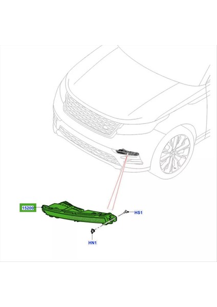 Drl Ön Gündüz Farı Sis Farı Lambası Grubu Sağ LR093416 (Yurt Dışından) fırsatları