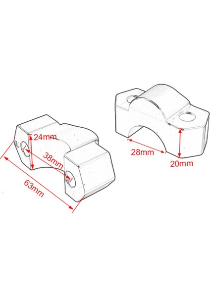 Bmw F900R Için 28 mm Yükseltici Braket Gidona Monte Edilen Yükseltici Braketi (Yurt Dışından) fiyatları