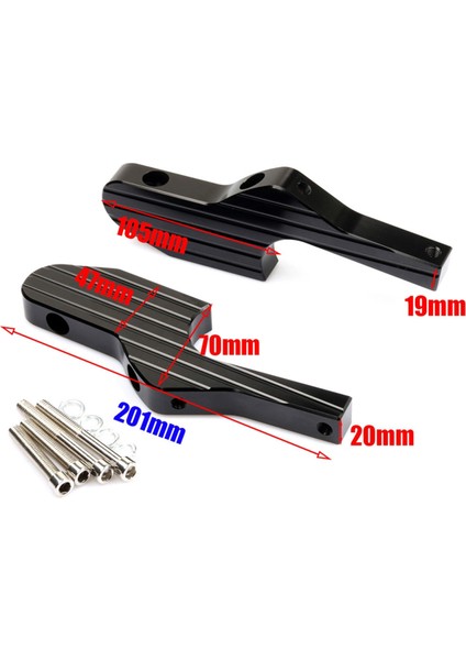 Piaggio Vespa GTS300 Siyah Motosiklet Yolcu Ayak Dayanağı (Yurt Dışından) fiyatları