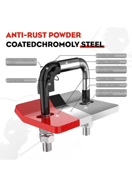 Bağlantı Elemanı Sıkılaştırıcı, 1,25 Inç ve 2 Inç Römork Bağlantı Elemanları Için Bağlantı Sabitleyici, Kauçuk Izolatör ve Pas Önleyici (Yurt Dışından) fırsatları