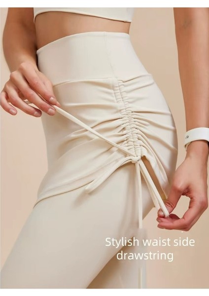 Yüksek Bel Etek Detaylı Kadın Tayt ve Atlet – Şık ve Rahat Tasarım W2010