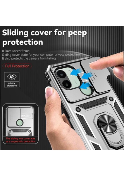 Xiaomi Redmi A1 Artı Halka Hodler Için Kılıf Standı Araba Mıknatıs Manyetik (Yurt Dışından) fırsatları