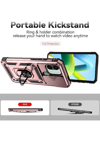 Xiaomi Redmi A1 Artı Halka Hodler Için Kılıf Standı Araba Mıknatıs Manyetik (Yurt Dışından) modelleri