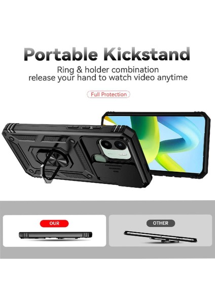 Xiaomi Redmi A1 Artı Halka Hodler Için Kılıf Standı Araba Mıknatıs Manyetik (Yurt Dışından) fırsatları