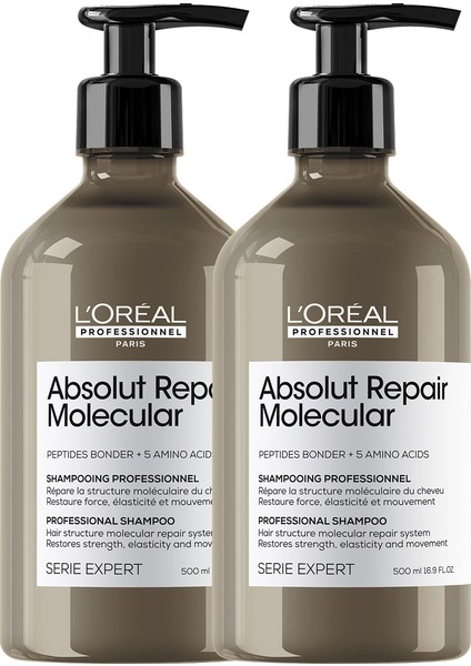 Yıpranmış Saçlar İçin Ikili Moleküler Güç Seti