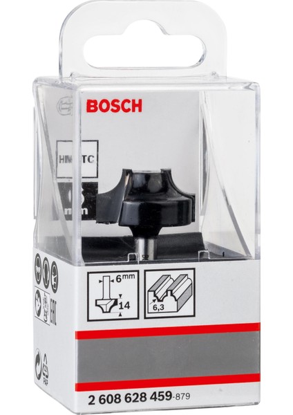 6mm Şaftlı Profil Çekme Freze Ucu 6*25,4*46 2608628459 fiyatları