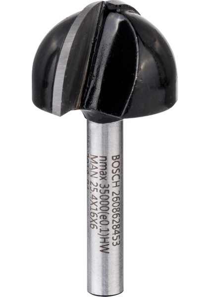 6mm Şaftlı Dayamaklı Fitil Freze Ucu 6*25,4*49 2608628453