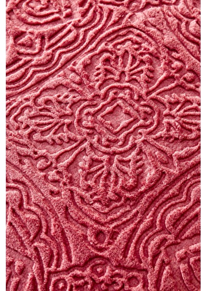 Scala Sarabi Çift Kişilik Embosy Polyester Battaniye 200 x 220 cm Desenli Kırmızı fırsatları