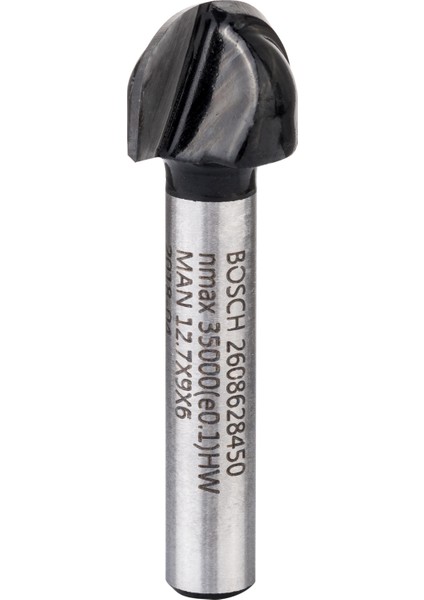 6mm Şaftlı Dayamaklı Fitil Freze Ucu 6*12,7*40 2608628450