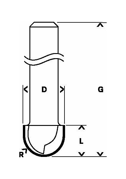 6mm Şaftlı Dayamaklı Fitil Freze Ucu 6*6,35*40 2608628460 modelleri