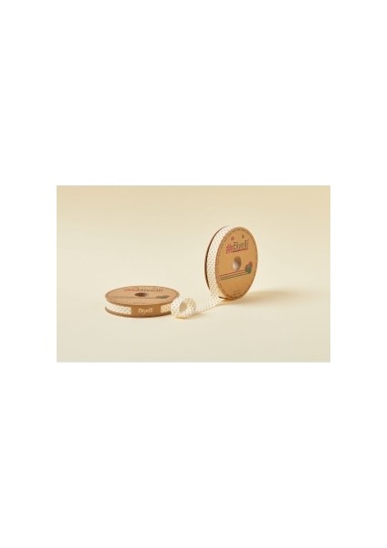 Biye Puanlı Katlı B04 Sarı 2 Cm 25 Metre %65 Koton %35 Polyester