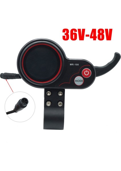 Kugoo M4 Elektrikli Scooter Aksesuarları Için 3x MR-100 LCD Ekran Ölçer Kontrol Paneli 6pin (Yurt Dışından) modelleri