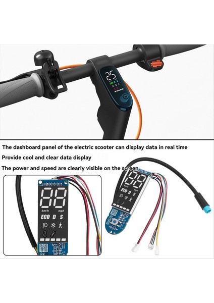 Dokuzbot F20 F25 F30 F40 Elektrikli Scooter Ekran Anakart Enstrüman Kapak Seti (Yurt Dışından) modelleri