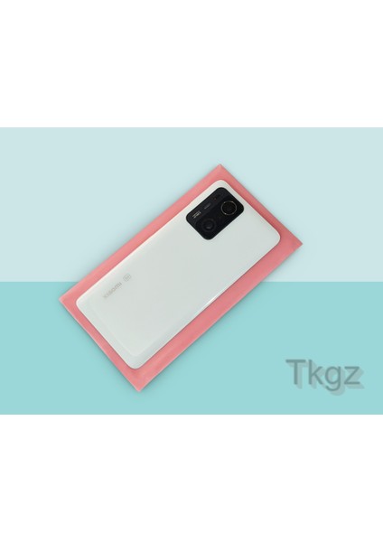 Xiaomi Mi 11T Arka Pil Batarya Kapağı Kapak ( Full Kamera Lensli ) Beyaz