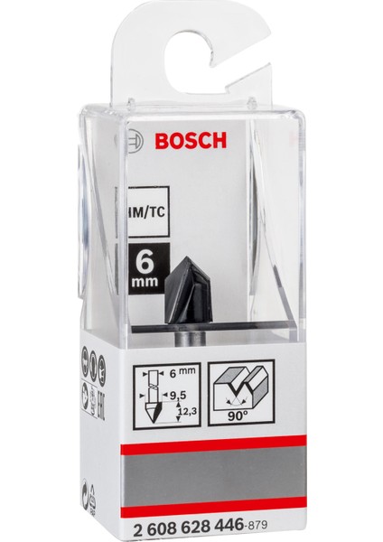 6mm Şaftlı V Oluk Freze Ucu 6*9,5 2608628446 fiyatları