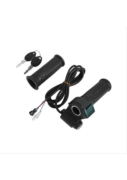 Güç Anahtarı ile Gaz Kavrama Gi 24/36/48/60V LED Elektrikli Bisiklet Scooter Gaz Kesme Kavrama Gi (Yurt Dışından) indirimleri