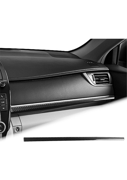 Karbon Fiber Co-Pilot Dashboard Şerit Etiket Trim Toyota Camry 2012-2014 Aksesuarları Lhd (Yurt Dışından) modelleri