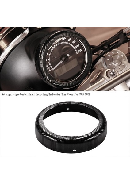 Cnc Motosiklet Kilometre Saati Çerçeve Gösterge Halkası Takometre Ayar Kapağı Bmw R Ninet Saf Scrambler Kentsel 2017-21 Siyah (Yurt Dışından) fırsatları